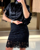 پیراهن میدی ساتن سایز ۳۸ تا ۴۴