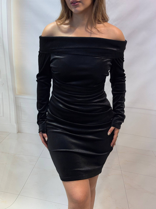 پيراهن اندامي مخمل كوتاه سايز ٣٨ تا٤٦